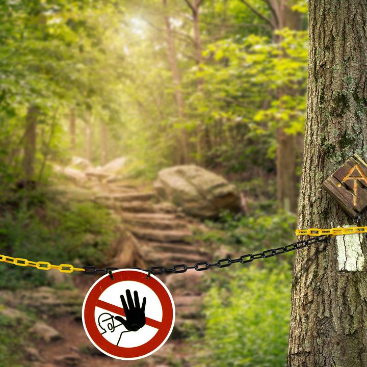 Actual product image Relaxdays Barrier chain (50 m)