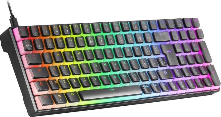 Actual product image Mars Gaming Clavier Gamer Mécanique (Outemu Blue Switch) Mkultra RGB (Noir) (FR, Cable)
