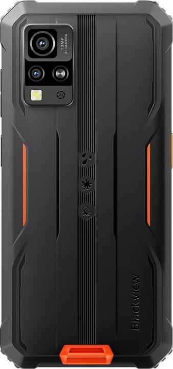 Productafbeelding Blackview BV4800 Pro (Dual Sim - 6,56" - 128 GB, 4 GB RAM) Oranje (128 GB, Oranje, 6.56", Dubbele SIM)