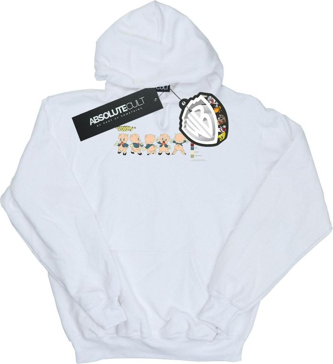 Immagine prodotto Looney Tunes Porky Pig Colour Code Felpa con Cappuccio Donna (S)