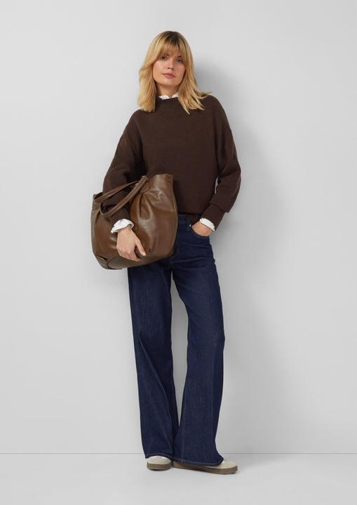 Produktbild s.Oliver Tasche Shopper aus Lederimitat mit Logoprägung und abnehmbarem Schultergurt