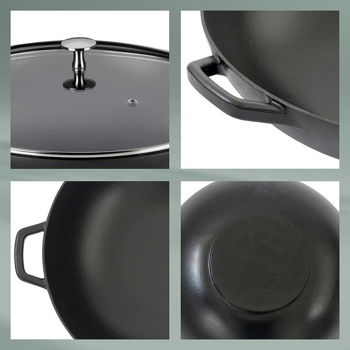 Produktbild Kela Wok Calido (36 cm, Wok Pfanne, Gusseisen)