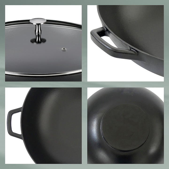 Immagine prodotto Kela Wok Calido (36 cm, Wok, Ghisa)