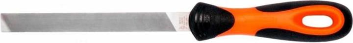 Actual product image Bahco ERGO mill saw file with 2-component handle and a round edge, bastard cut 150 mm (Slash 1, 150 mm)