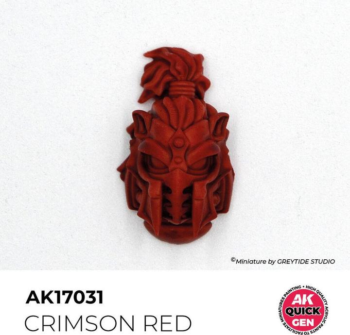 Actual product image AK Interactive Pot de Quick Gen - Crimson Red (18 ml)