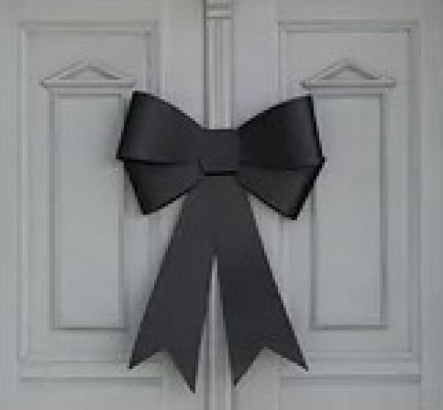 Produktbild Burga Dekoschlaufe XL - schwarz - DIY