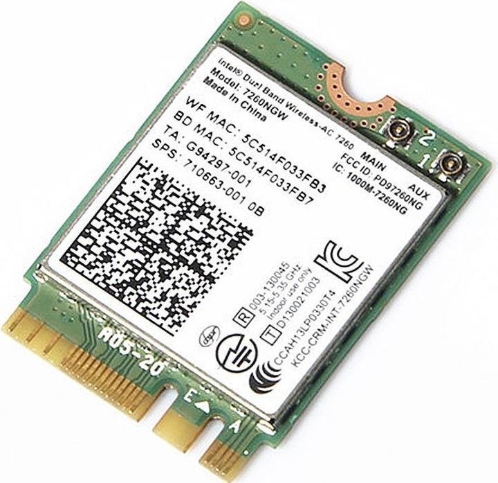 Produktbild Intel Dual Band Wireless-AC 7265 (M.2 (PCIe))
