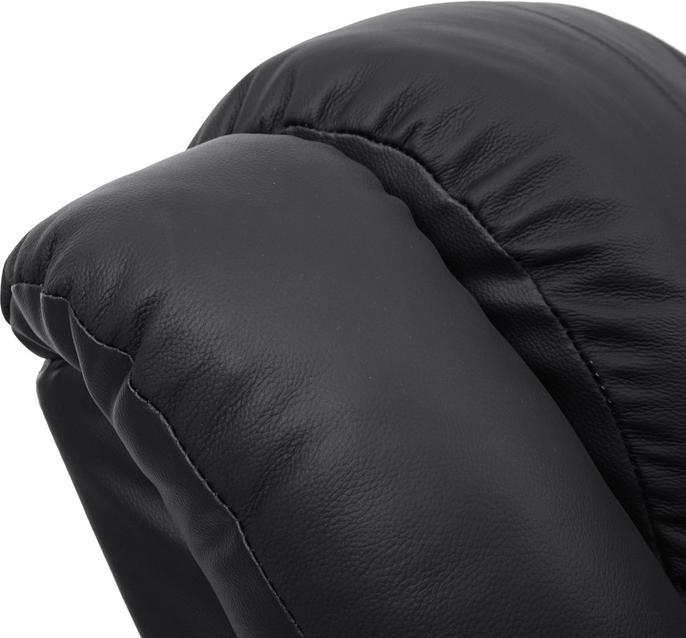 Image du produit Swisshandel24 Fauteuil de télévision, fauteuil de relaxation Fauteuil, cuir + similicuir 103x83x91cm - noir