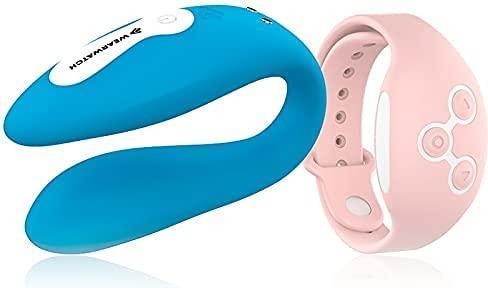 Actual product image Wearwatch Dual Pleasures" couple vibrator with Bluetooth function