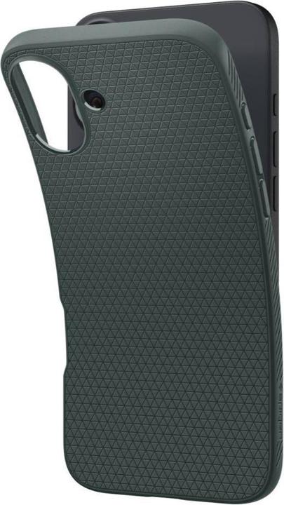 Actual product image Spigen Liquid Air iPhone 16 zielony/abyss green ACS08196 (Apple iPhone 16)