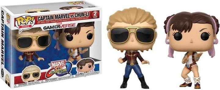 Produktbild Funko Capt. Marvel vs Chun-Li