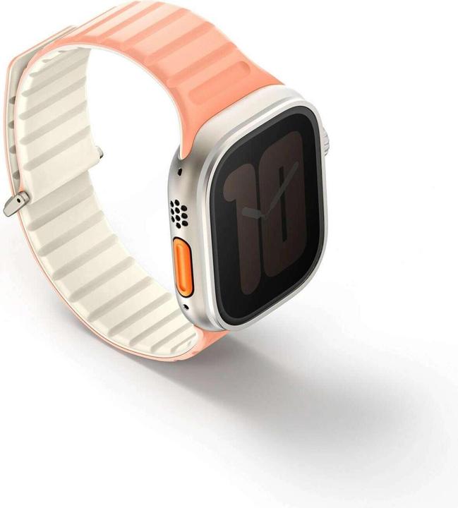 Actual product image Uniq pasek Revix Evo Apple Watch Series 1/2/3/4/5/6/7/8/9/SE/SE2/Ultra/Ultra2 43/44/45/49mm Reversible (44 mm, Stainless steel, Silicone)