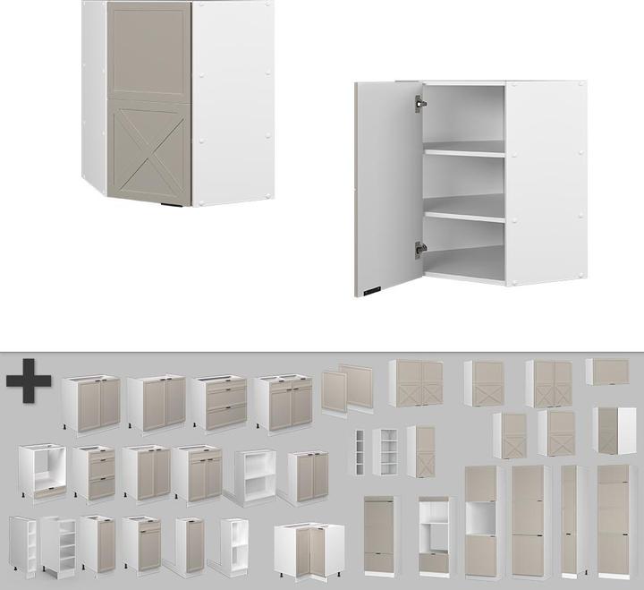 Produktbild Vicco Eckhängeschrank Fame-Line (57 x 34.10 x 72 cm)