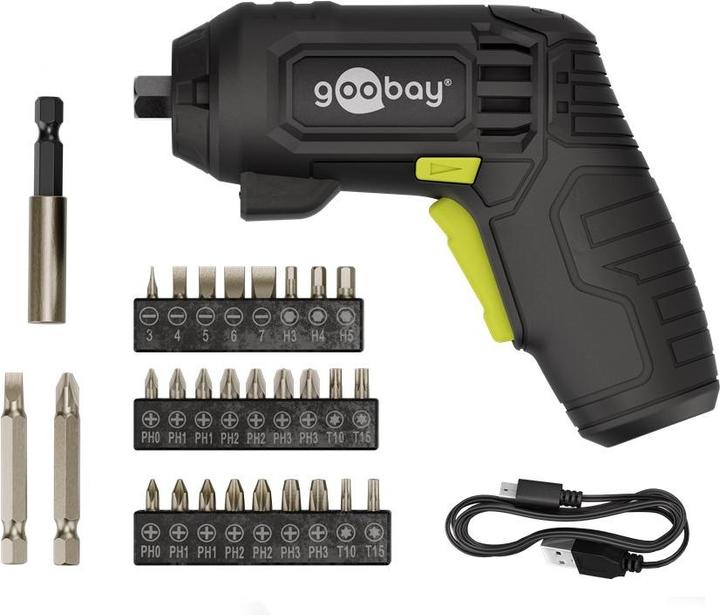 Produktbild Goobay Mini-Akkuschrauber-Set 31-tlg.