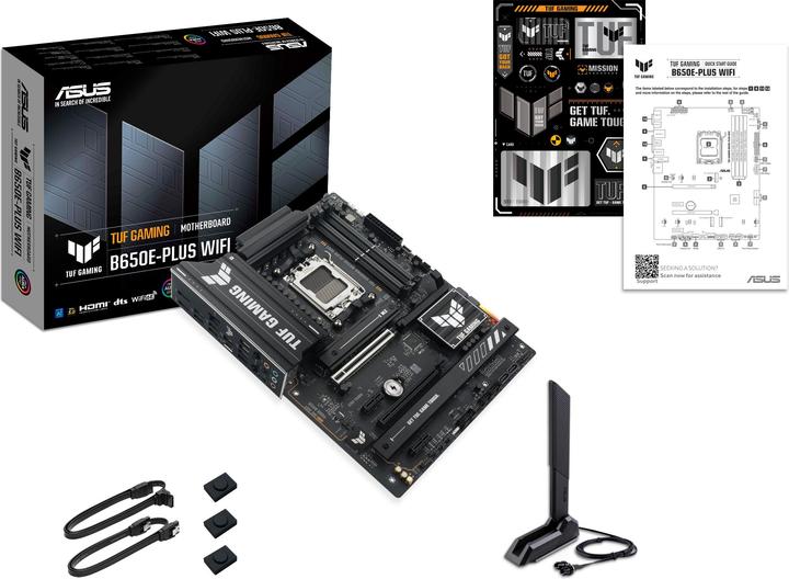 Productafbeelding ASUS TUF GAMING B650E-PLUS WIFI (AM5, AMD B650E, ATX)