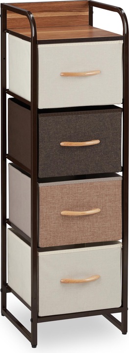 Relaxdays Schubladenschrank (31 x 31.5 x 99.5 cm)
