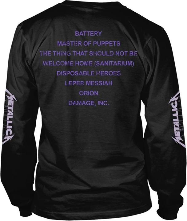 Actual product image Metallica Master Of Puppets Tracks (Longsleeve) (M)