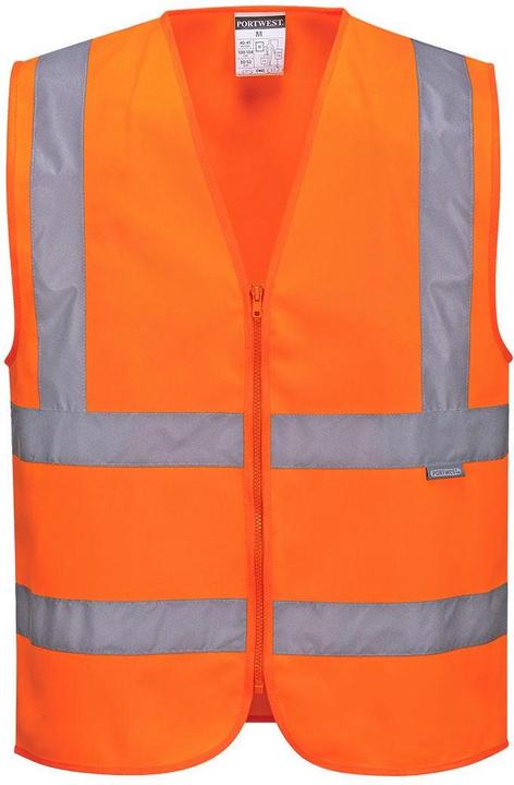 Image du produit Portwest Gilet HiVis Avec fermeture à glissière avant Sécurité (XL)