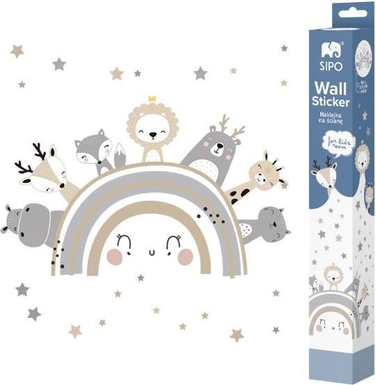 Image du produit Konjac Sponge ROOM Decor SIPO-WS63030 NAKLEJKI NA ŚCIANĘ ZWIERZETA MIX