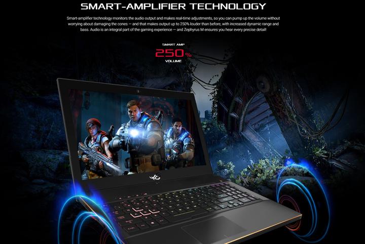 Produktbild ASUS ROG Zephyrus M GM501GS-EI004T (15.60", Intel Core i7-8750H, 16 GB, 512 GB, CH)