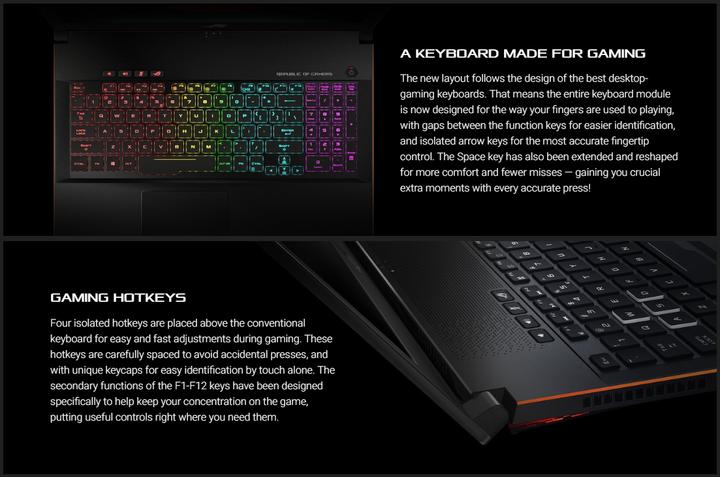 Produktbild ASUS ROG Zephyrus M GM501GS-EI004T (15.60", Intel Core i7-8750H, 16 GB, 512 GB, CH)
