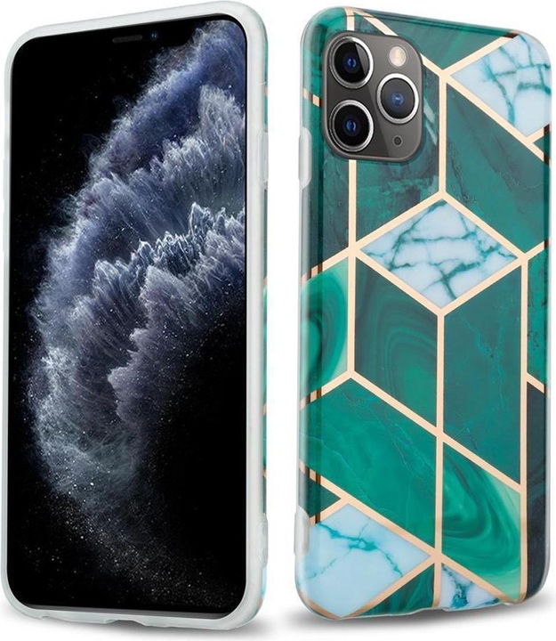 Actual product image Cadorabo IMD TPU Colorful Marble Cover (Apple iPhone 11 Pro Max)