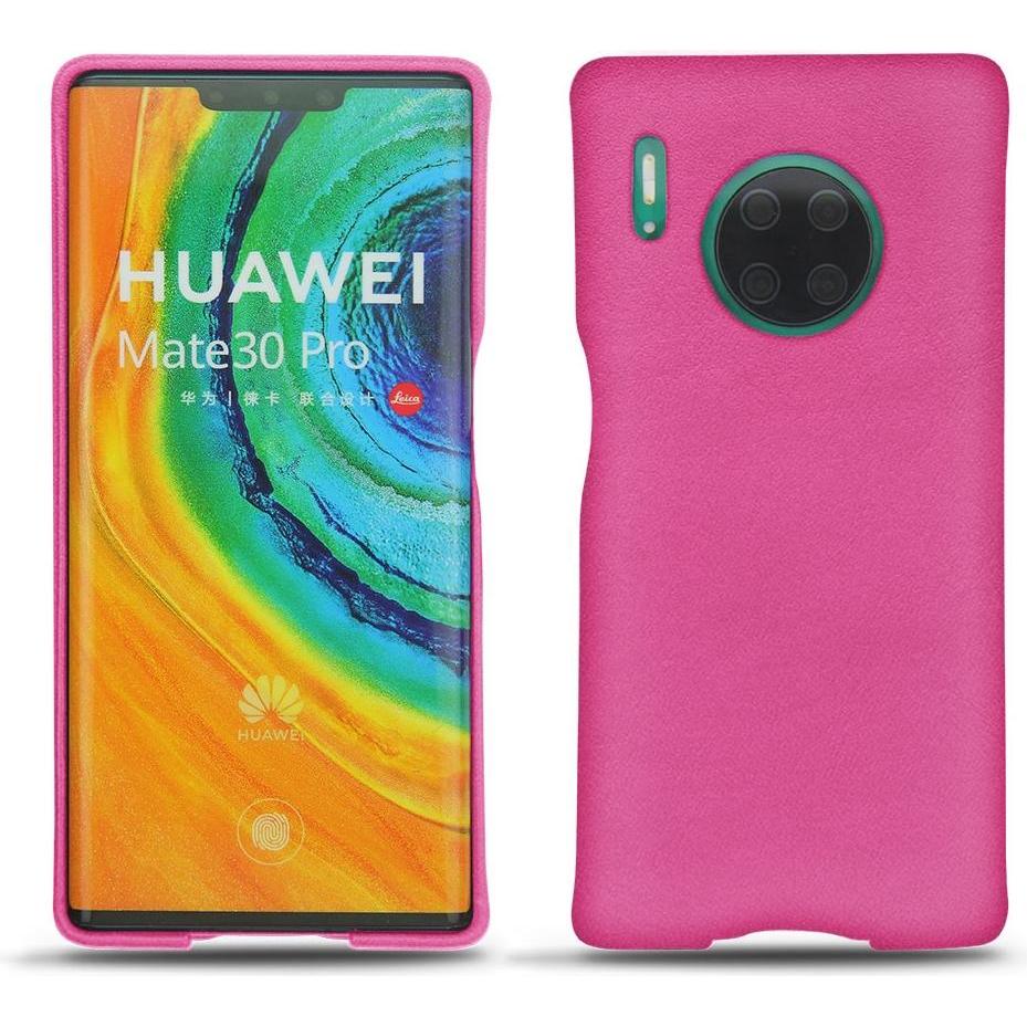 Noreve Lederschutzhülle (Huawei Mate 30 Pro), Smartphone Hülle, Rosa