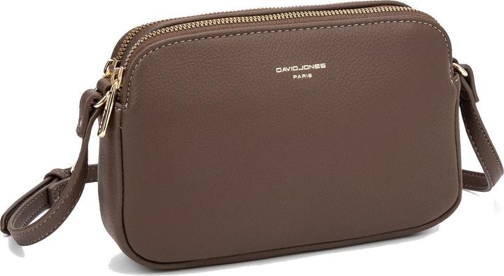 Produktbild David Jones **Damen Umhängetasche - Modell Erisma Lux - Pu Vegan Leder** - 21.0 X 13.0 X 5.0 Cm