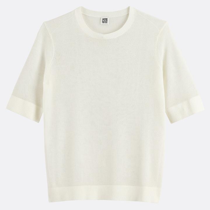 Produktbild La Redoute Collections Feinstrickpullover mit rundem Ausschnitt (M)