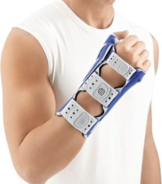 Produktbild ManuLoc Rhizo Stabilorthese Gr0 links titan (1)