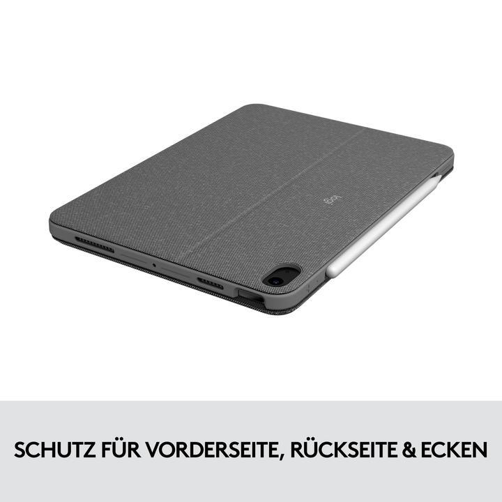 Productafbeelding Logitech Combo Touch (NL, iPad Air 2020 (4e generatie), iPad Air 2022 (5e gen))