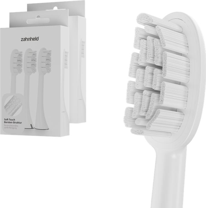 Actual product image Zahnheld Basic Soft brush head 6x white (6 x)