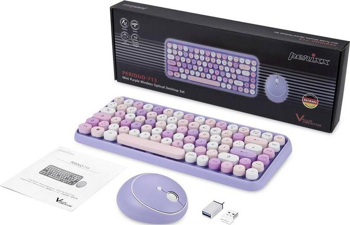 Produktbild Perixx Tastatur, Maus-Set (DE, Kabellos)