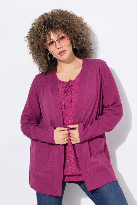 Actual product image Ulla Popken Open Shape Long Sleeve Sweatshirt (56)