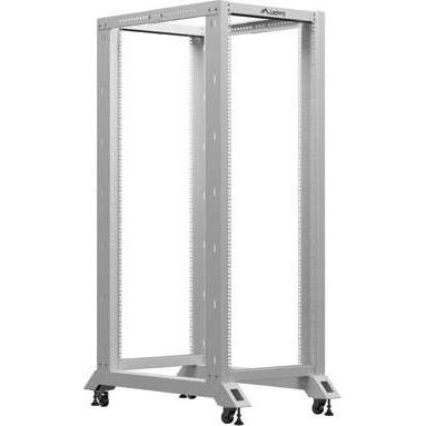 Lanberg OFFENES RACK 19 32HE 600X1000 GRAU (32 HE, Rack da 19 pollici), Armadio rack, Grigio