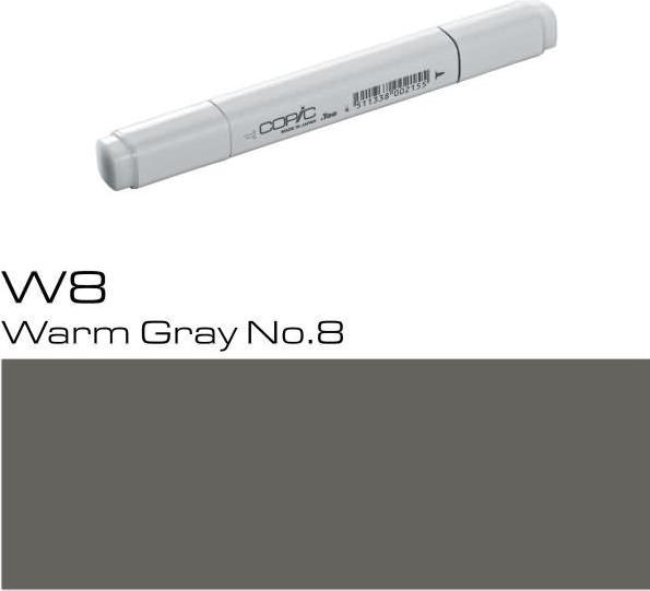 Image du produit Copic Marqueur graphique Classic Type W - 8 (W-8 - Gris chaud No.8, 1 x)