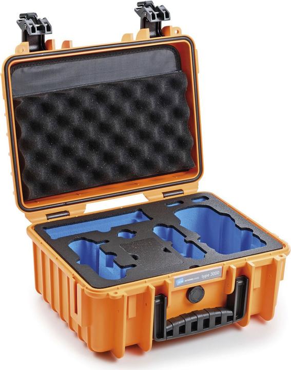 Immagine prodotto B+W Custodia da trasporto per DJI Mavic Air 2 Type 3000 arancione La custodia per il tuo DJI Mavic Air (Custodia per drone, DJI Mavic Air 2)