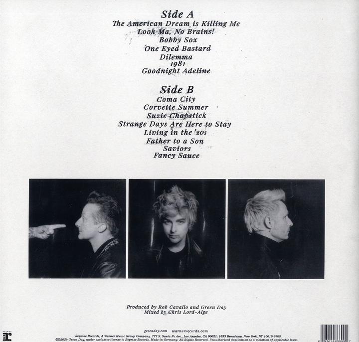 Actual product image SAVIORS (DLX) (OGV) (Green Day)