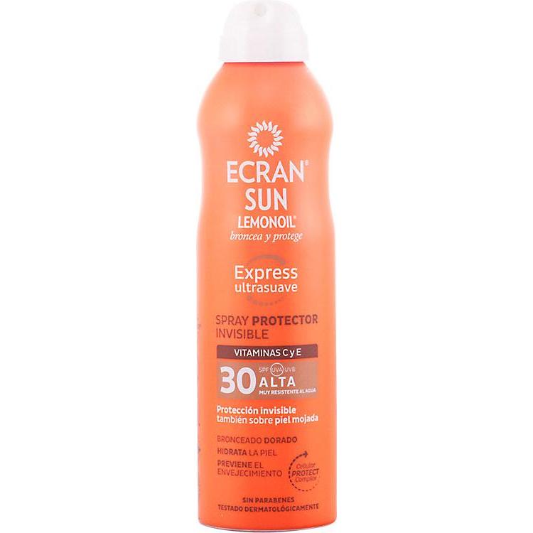 Ecran, Sonnencreme, SUN LEMONOIL spray protector invisible SPF30 250 ml (Sonnenspray, SPF 30, 250 ml)