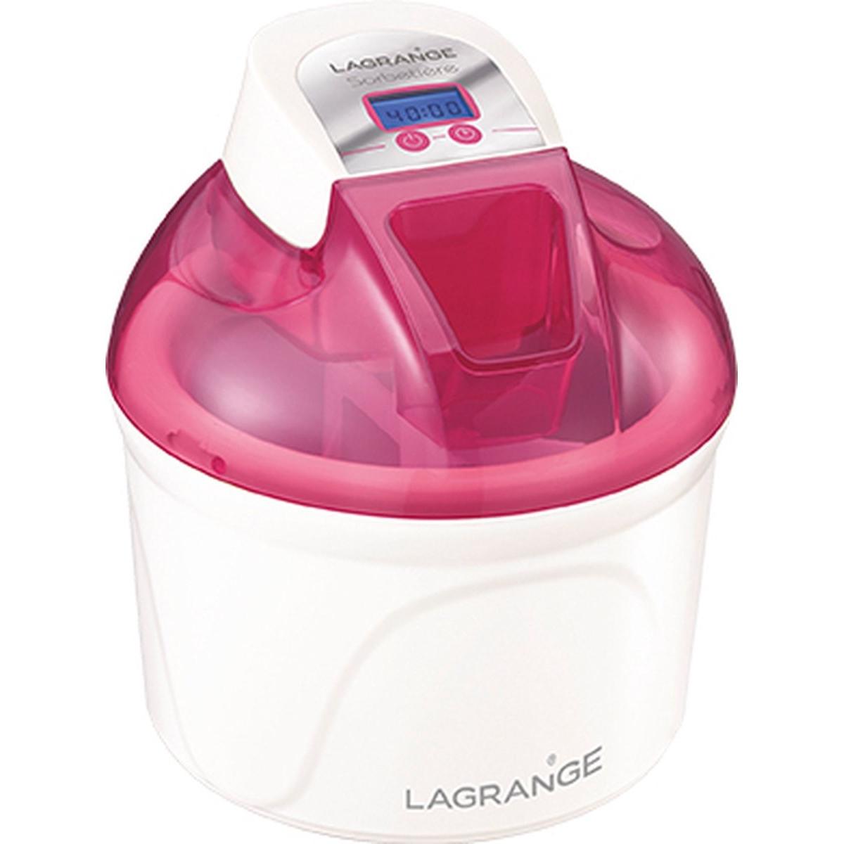 TTM Apparecchi a sorbetto, Macchine per il gelato + fabbricatori di ghiaccio, Bianco, Rosa