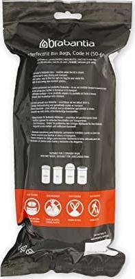 Produktbild Brabantia PerfectFit Vuilniszakken - 50/60 l - Code H - 6 rollen x 20 stuks (120x, 60 l)