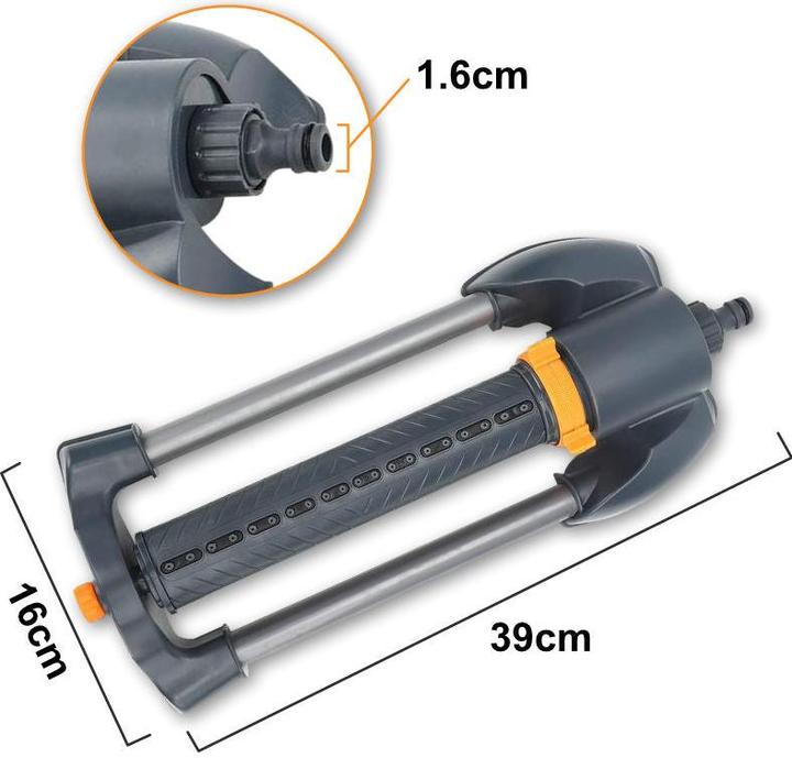 Immagine prodotto Hermex Irrigatore per prato Irrigatore per giardino Sistema di irrigazione Sistema di irrigazione (Irrigatore quadrato)