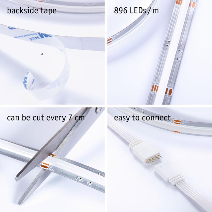 Image du produit Paulmann MaxLED 1000 Full-Line COB Stripe Set (RGBW, 150 cm, Intérieur)