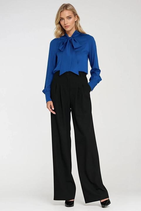 Produktbild Nife Viskose-Bluse mit Gürtel für Frauen (38)