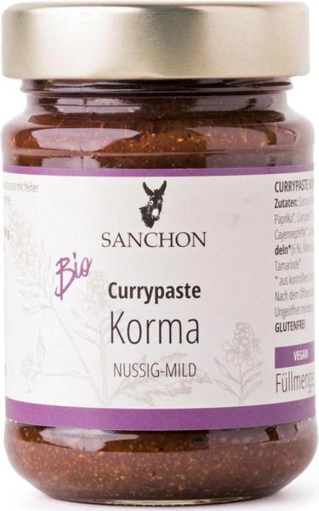 Produktbild Sanchon Korma Currypaste Bio (190 g)