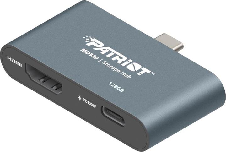 Patriot 128GB HUB + MD300 USB-C + HDMI Speicher (USB-C)