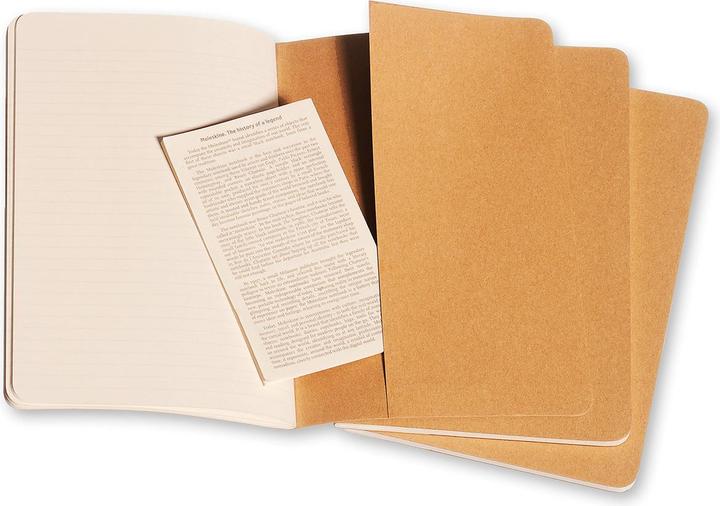 Productafbeelding Moleskine Cahier Groot Set van 3 (A6, Rijen, Softcover)