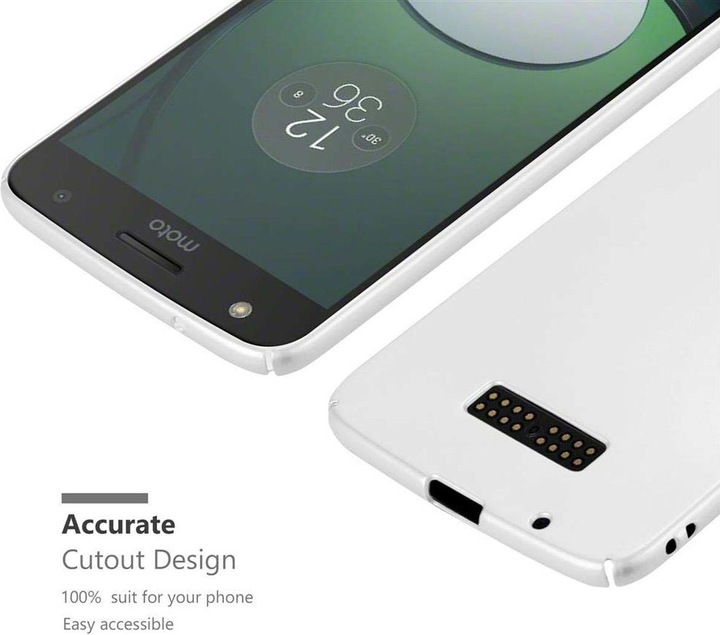 Actual product image Cadorabo Hard Cover Matt Metal Cover (Motorola Moto Z)