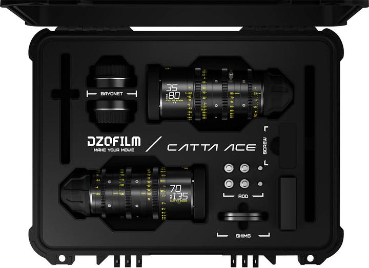 Dzofilm Catta Zoom 2-Lens Kit (35-80/70-135 T2.9) Black (Vollformat)