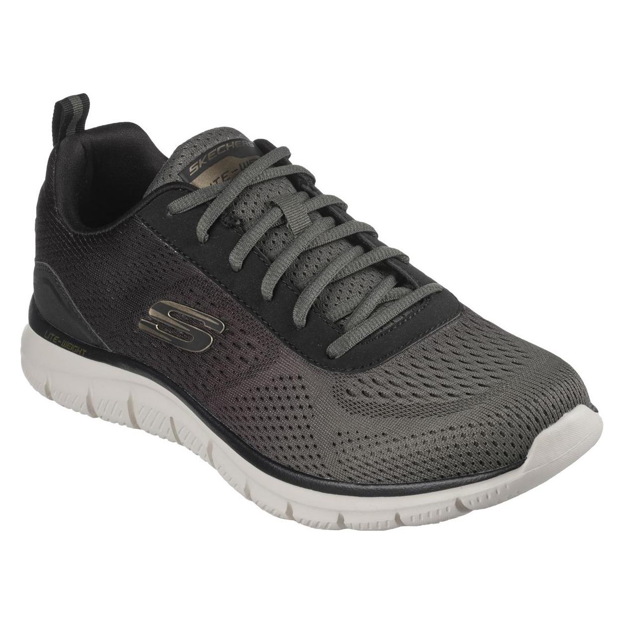 Skechers, Herren, Sneakers, Track - Ripkent 232399-Olbk - 42, 5, Grün, (42.5)